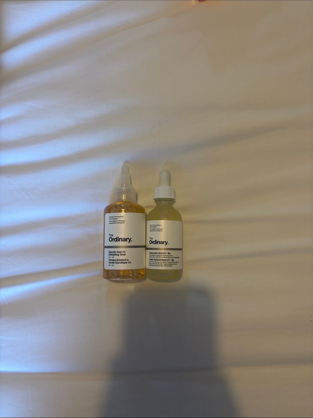 The Ordinary Yellow & Pale Green Face Serums